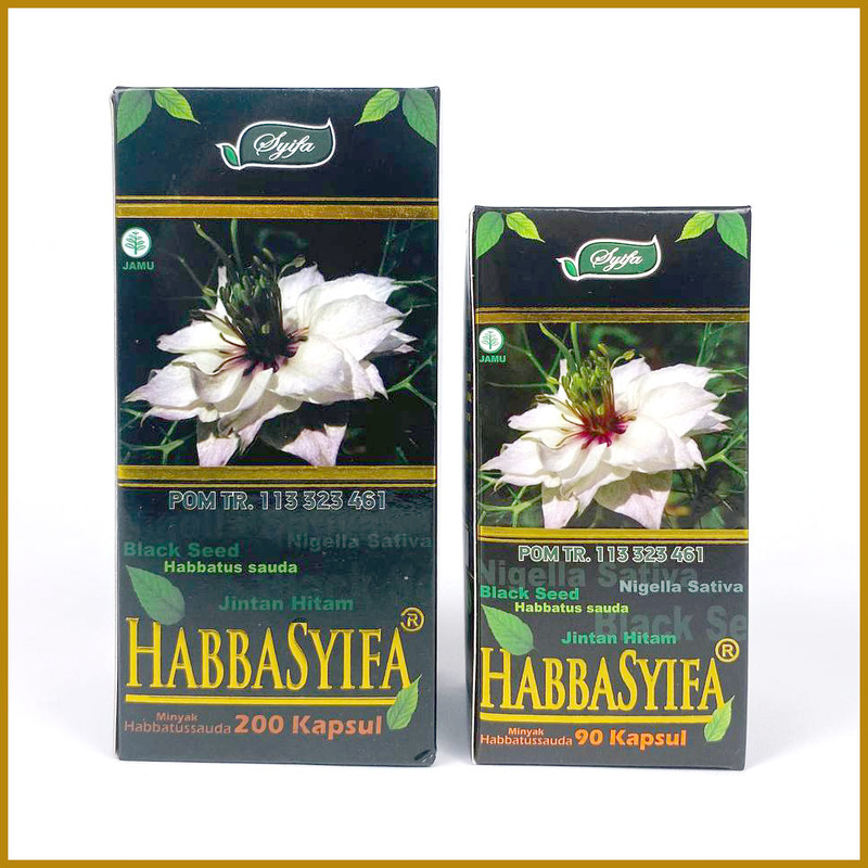 Minyak Habbatussauda Habbasyifa kapsul jintan hitam