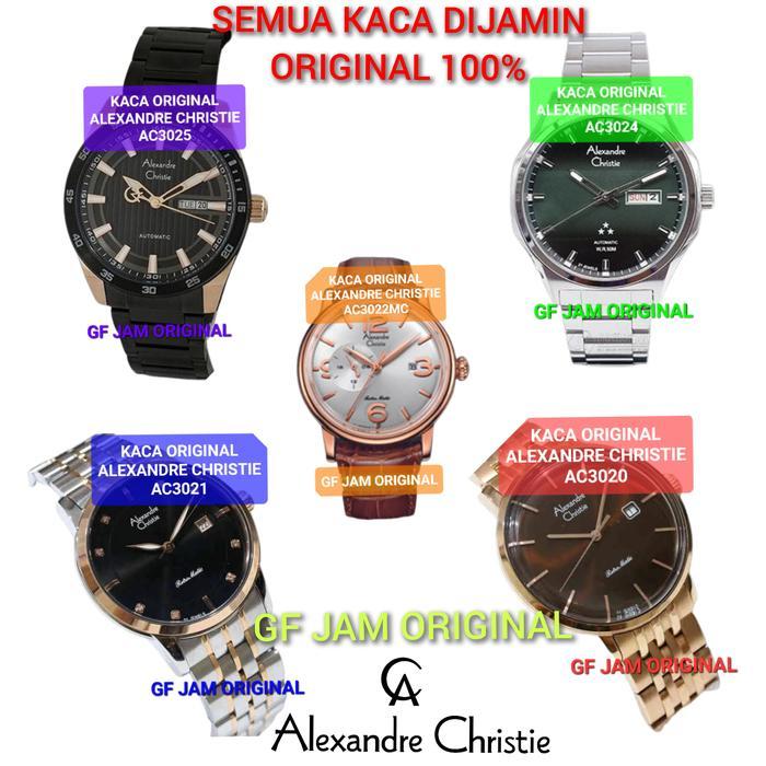 Terlaris KACA JAM TANGAN ALEXANDRE CHRISTIE AC3020 AC3021 AC3022 AC3024 AC3025 AC8408 SALE