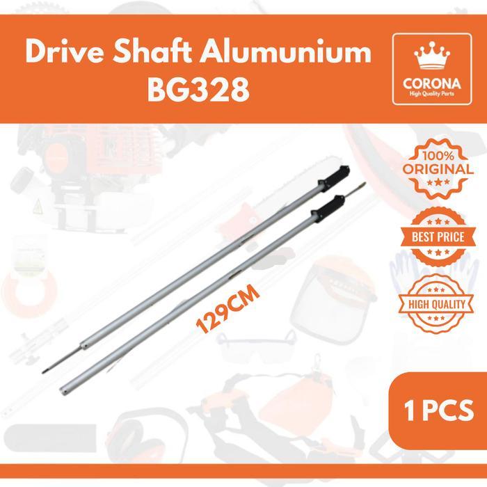 Drive Shaft Pipa Aluminium BG 328 Stik Tongkat Gagang Stang Pipa As Mesin Potong Rumput Brush Cutter
