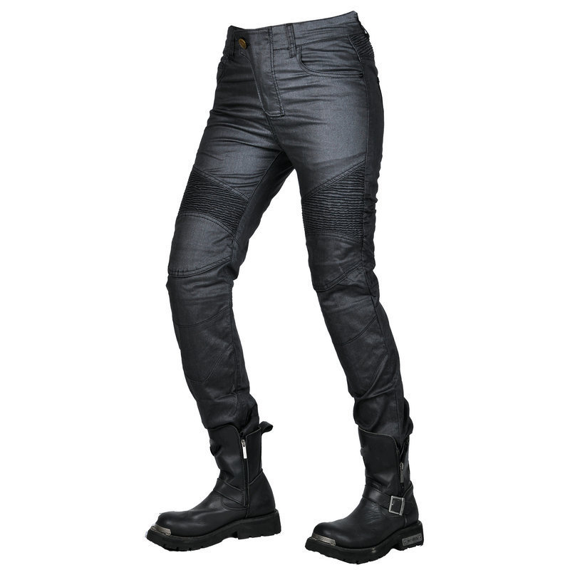 Women Upgrade Coated Waterproof Motorcycle Riding Denim Jeans Locomotive Cycling Moto Racing