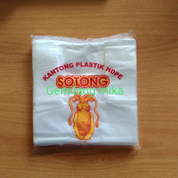 kantong plastik HD bening ukuran 15