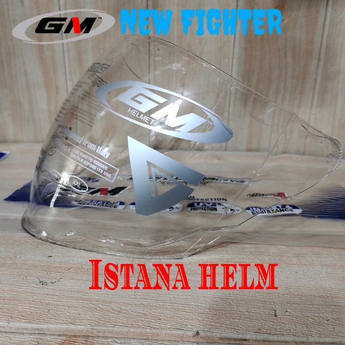 KACA HELM /VISOR HELM GM NEW FIGHTER CLEAR ORIGINAL GM