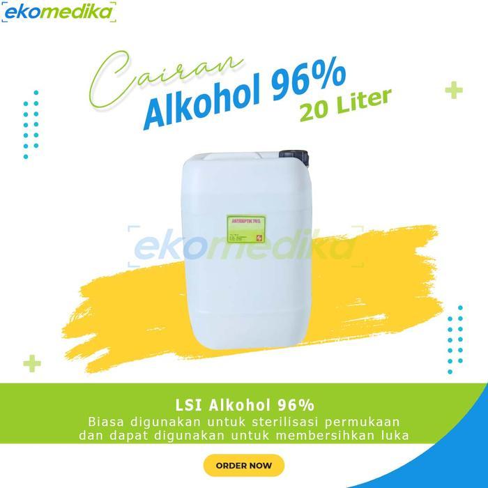 Sedia LSI Alkohol 96% 20 Liter / LSI Alkohol 70% 20 Liter
