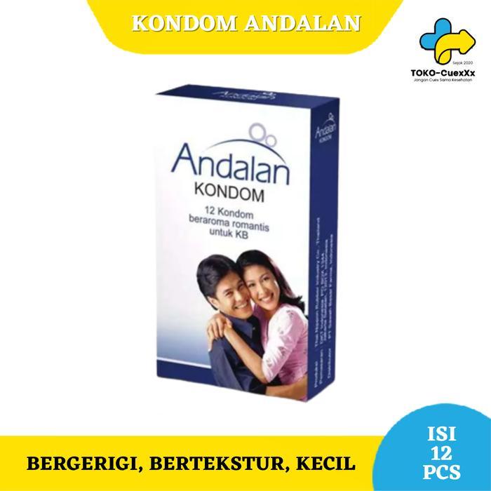 Elegantennclave Kondom Andalan Isi 12 Sachet Condom Bergerigi, Small