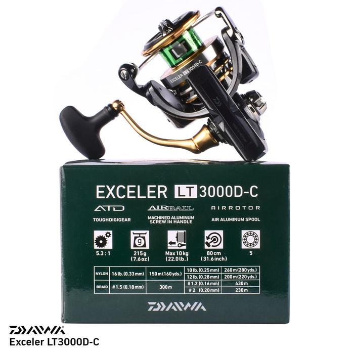 Reel Spinning Daiwa Exceler 2017 LT 3000D-C Indonesia Memancing