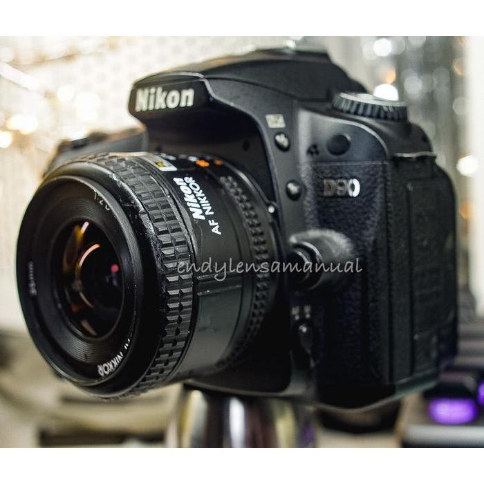 Lensa Nikon Nikkor AF 35mm f2 D ais wide bokeh