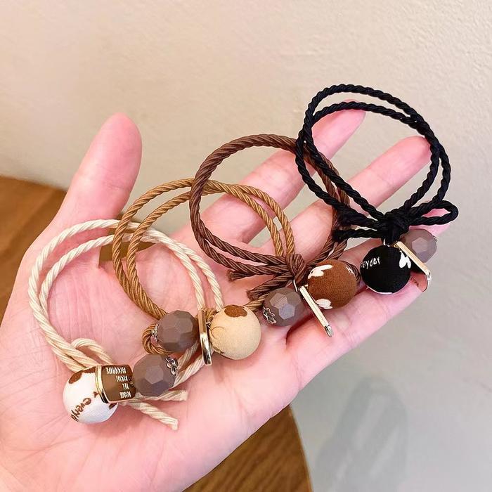 IKATAN RAMBUT KOREA MODEL BUAH BALL IMPORT / IKAT RAMBUT KARET MOTIF KOREA STYLE