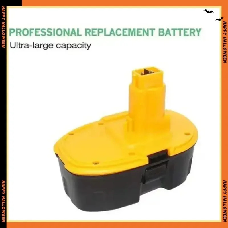 Powtree-Ni-MH Replacement Battery, 18V, 6000mAh, for Dewalt DC9096, DE9039, DE9095, DW9098, DE9503,