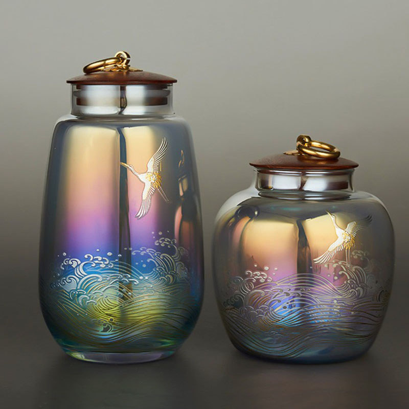Pet Urn for Ashes Cat Glass Urn for Human Ashes Personalized Urn Pet Ashes Memorials Funerary