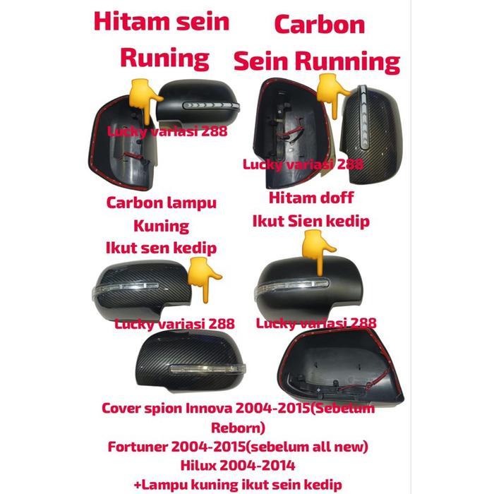Cover Spion Tutup Spion Innova Lama/Old Baru/New Grand New Innova Barong 2004 - 2015 Cover Spion