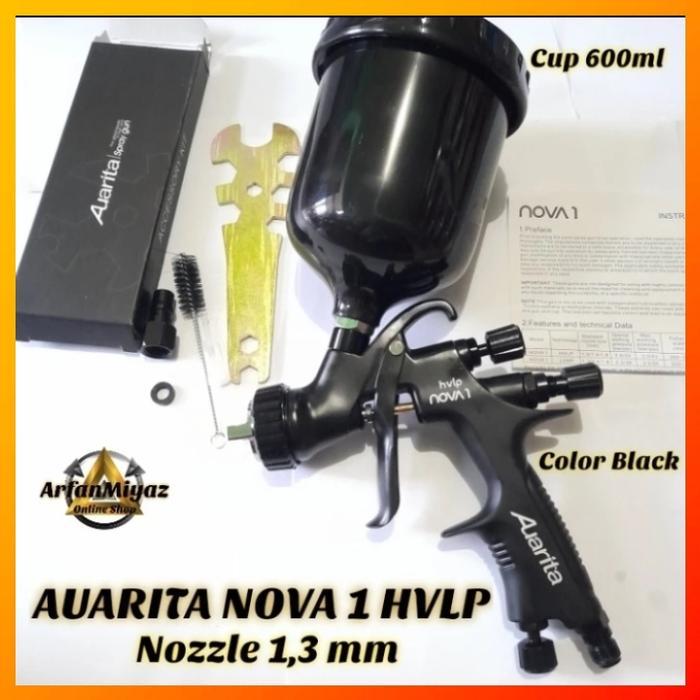 Spray Gun Auarita Nova 1 Space Black Hvlp 1,3Mm Cup 600Ml