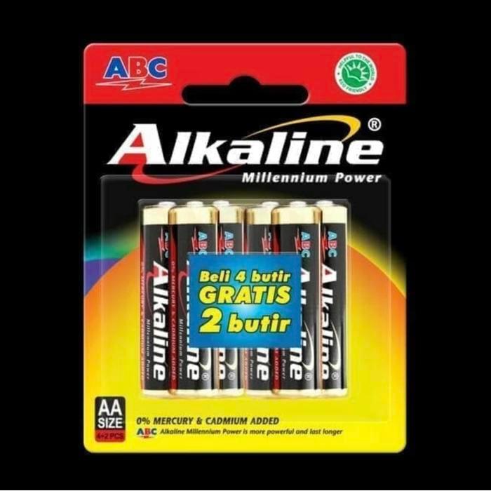TERLARIS BATERAI ALKALINE AA 6 PCS ORIGINAL SALE