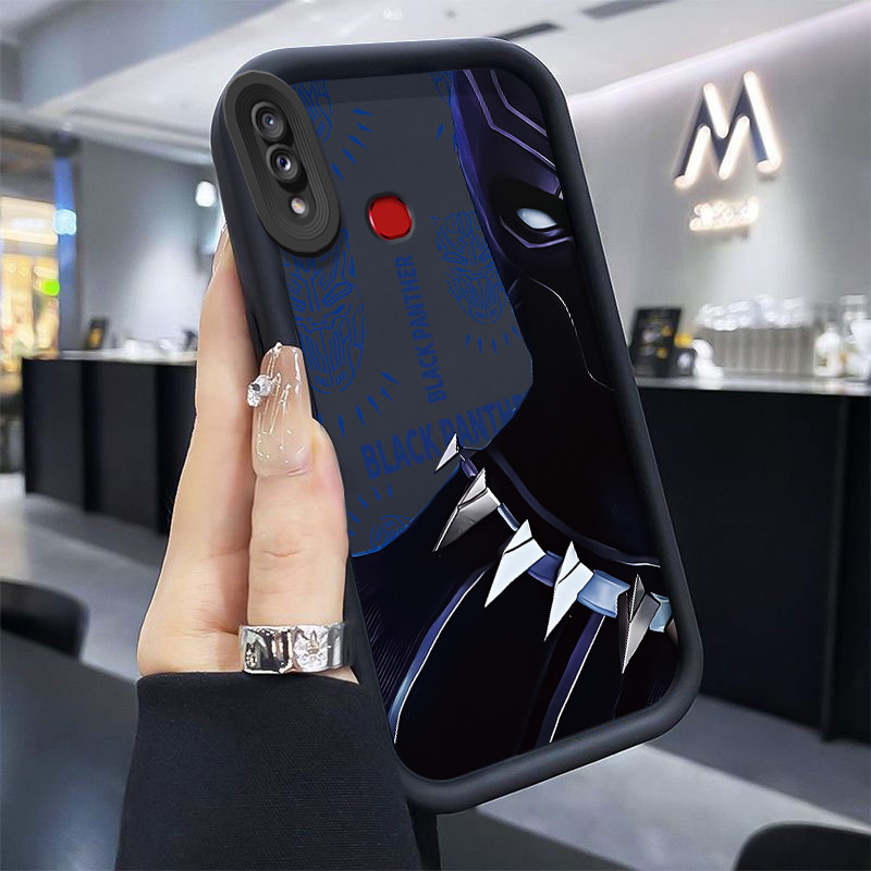 Casing Hp untuk Samsung Galaxy A10s M01s Case pelindung menyeluruh casing pola Pria keren Keren soft