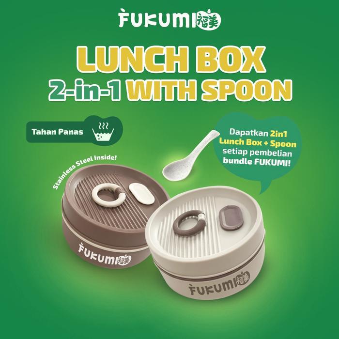 FUKUMI LUNCH BOX SET (LUNCH BOX & SENDOK MAKAN) Limited Edition