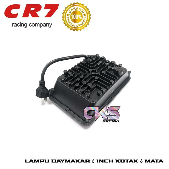 Sale Lampu Daymaker 6 Mata Kotak 4X6 Cr7 Rxking Win Glpro Vespa Honda Dll Terlaris