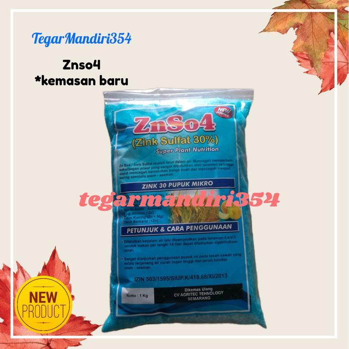 Argotech_ Znso4 Zink Sulphate Pupuk Asem Asem Tanaman