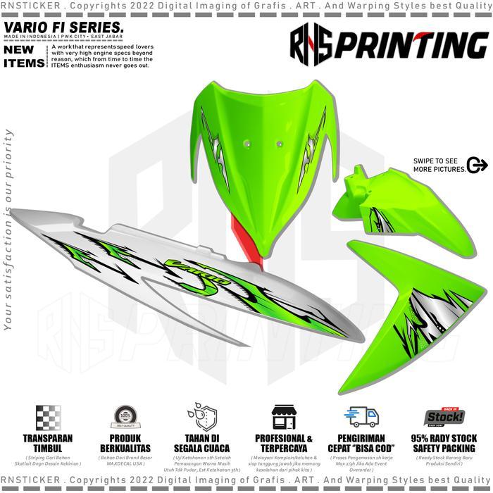 RNS STRIPING TRANSPARAN VARIO 110 FI CWE STIKER VARIO 110 FI STRIPING VARIO 110 FI ESP VARKY STYLE