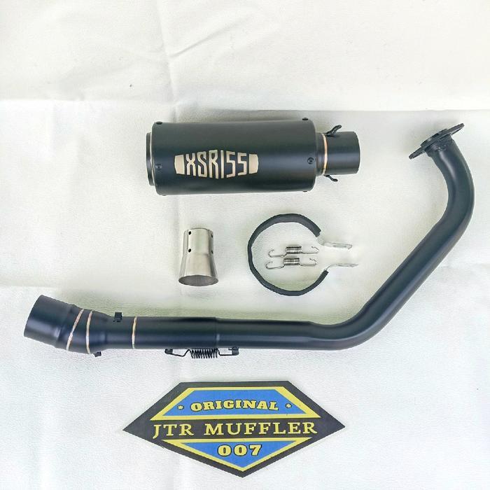 Knalpot Racing Underbelly Untuk Xsr 155 Black Doff Motor