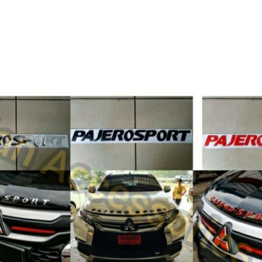 Mblem Pajero Sport Tulisan Pajero Sport Premium