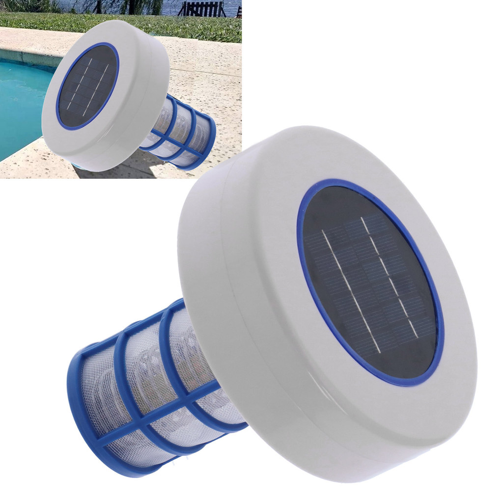 Solar Powered Pool Ionizer Cleaner Silver Ion Swimming Pool SPA Fountain Cleaner Swim Pool Cleaning