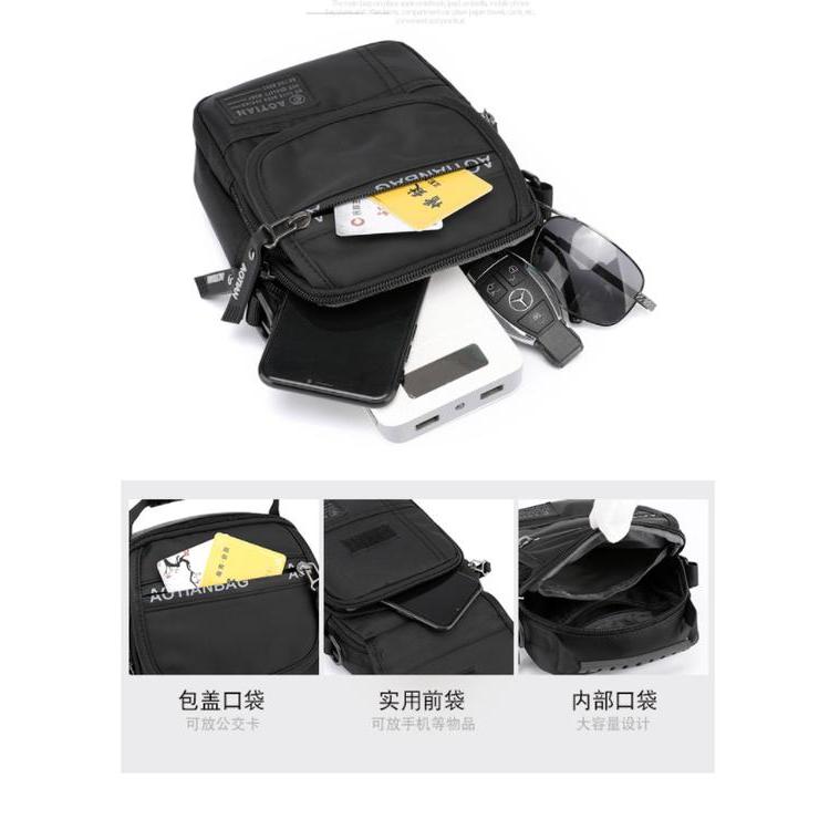 Tas Selempang Pria Tas Selempang Hp Multifungsi Slingbag Tas Pria Pinggang Aotian J125