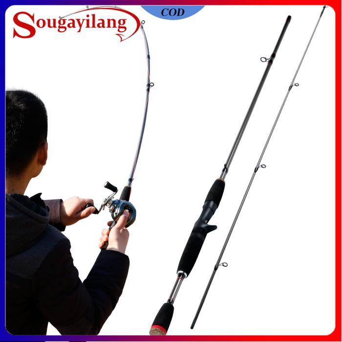 Murah Sougayilang Tongkat Pancing 2 Bagian Pemintalan / Pengecoran Joran Pancing Keramik Halus