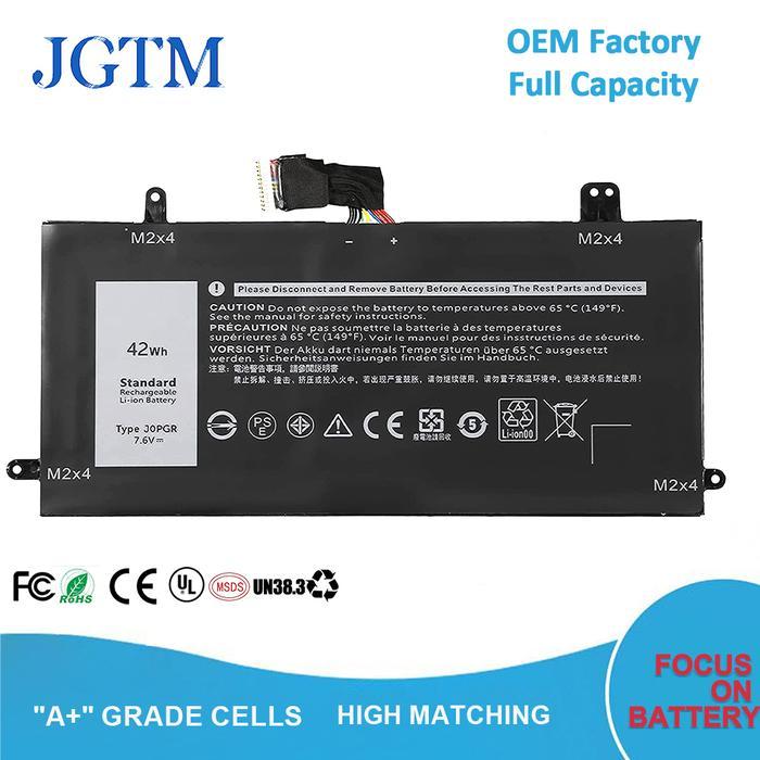 Baterai Replacement batteries For Dell Latitude 12 5285 5290 5285 Laptop For Dell J0PGR JOPGR 7.6V 4