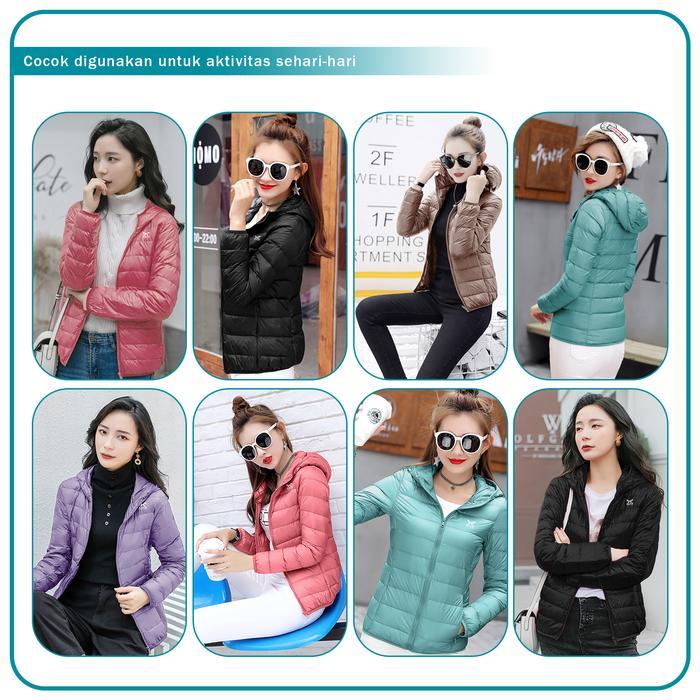 Elfs Active Puffin Down Hoodie - Jaket Bulu Angsa Wanita Ultralight Ul Outdoor