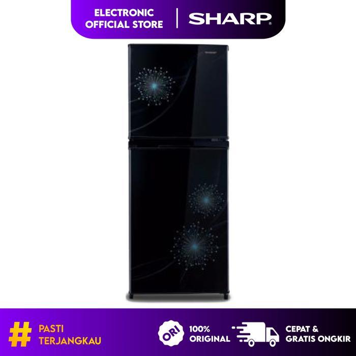 Kulkas Sharp Sj-317-mg Sj 317mg Lemari es 2 Pintu No Frost Sj 317 - Biru