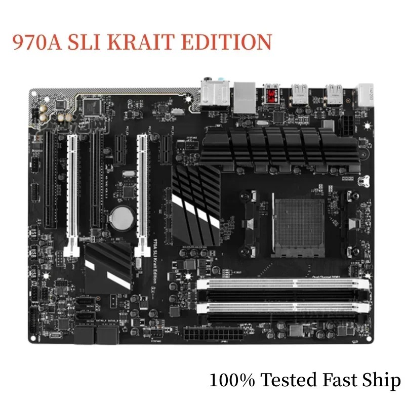 For MSI 970A SLI Krait Edition Motherboard 970 32GB Socket AM3+ DDR3 ATX Mainboard 100% Tested Fast