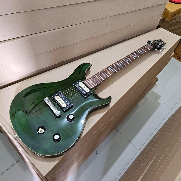 Gitar PRS hijau custom pabrikan pickup GNB korea