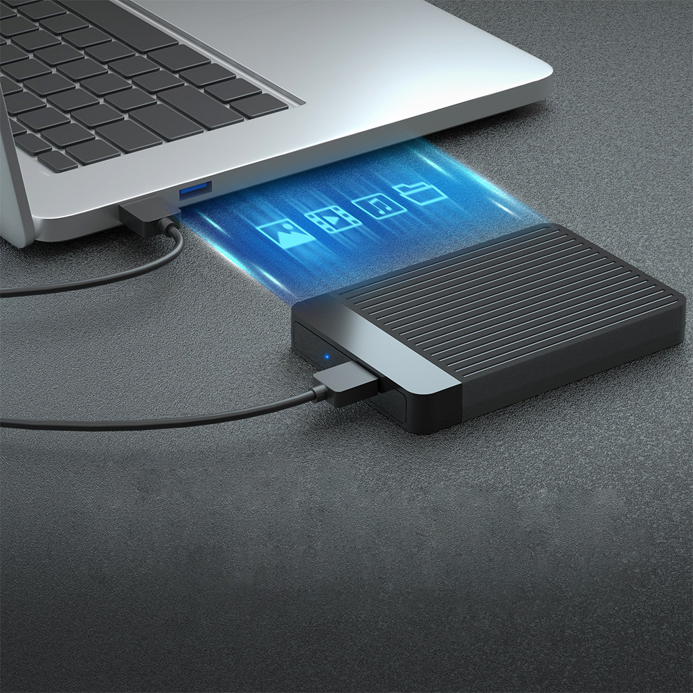 2.5-inch HDD Case Caddy Box Support UASP SATA To USB 3.0 Type-C Adapter HDD Enclosure Speed 6Gbps