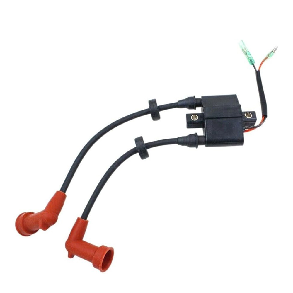 IGNITION COIL ASSY 6F6-85530-01 FOR YAMAHA 2 STROKE 40HP E40G E40J 6F6-85530 BOAT ENGINE PART