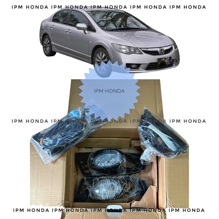 Fog Lamp Foglamp Light Lampu Kabut Honda Civic Fd Fd1 Fd2 2009-2011 Terbaru