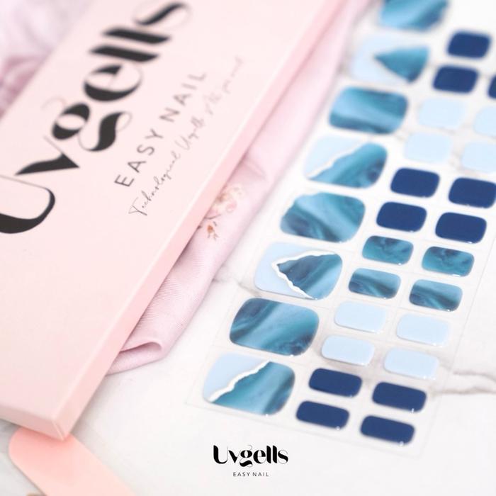 Uvgells Toe/Kaki Editions - Teknology Nail Sticker Gel Art