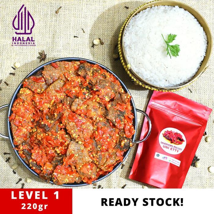 Dendeng Balado Lambok Batokok / Dendeng Basah (Cabe Merah) - Asli Padang - Siap Saji Pasti Diskon