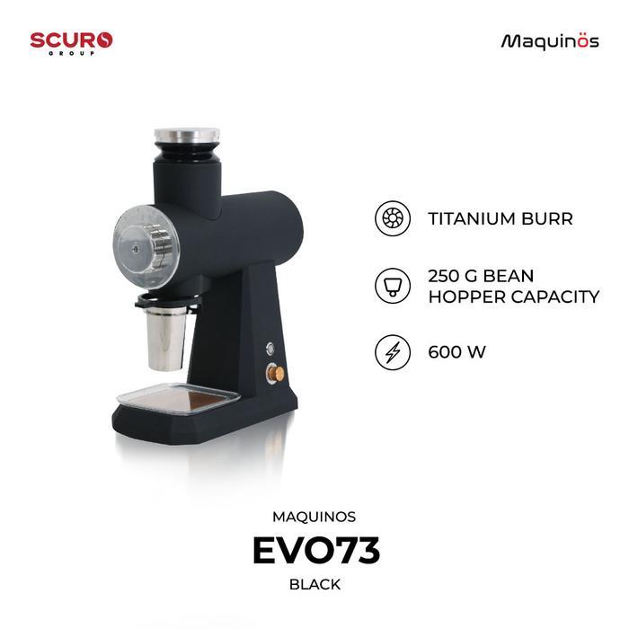 Coffee Grinder - Maquinos Evo 73 Penggiling Kopi Espresso Manual Brew Redy Stok