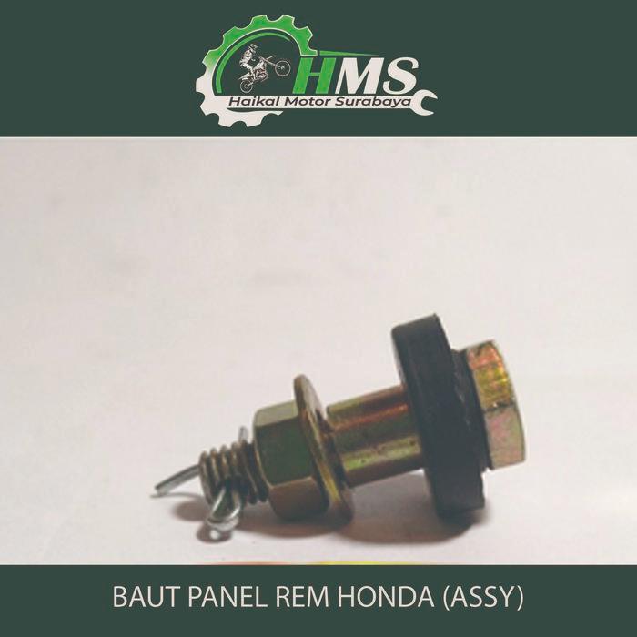 Ready Baut Panel Rem Honda (Assy) - Baut Penahan Tromol Belakang Grand Neww