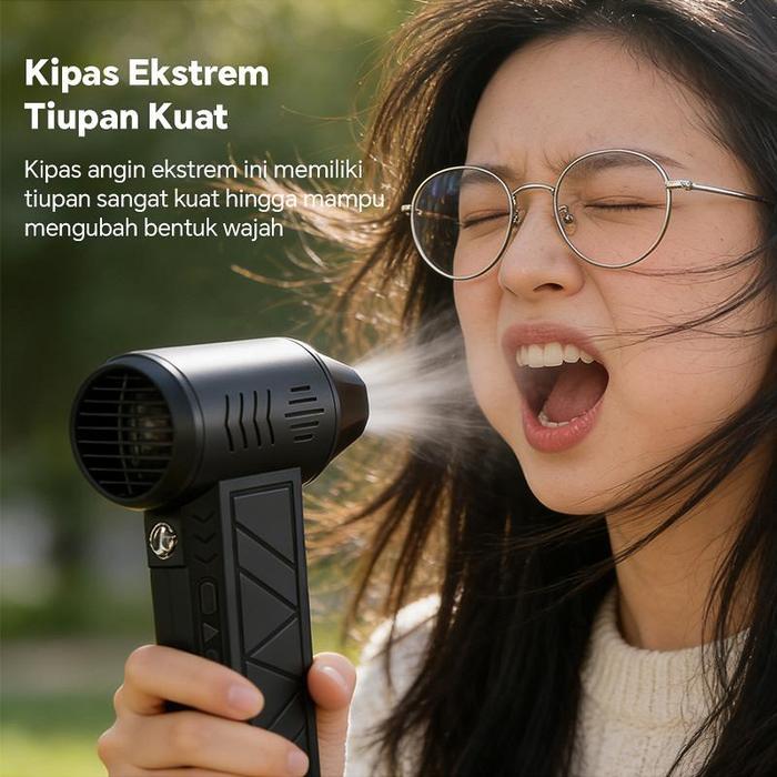 Terbaru Jet Fan Turbo/Mini Turbo Jet Fan Turbo Violent Fan 3 Gear Adjustable 140000Rpm Wind Speed