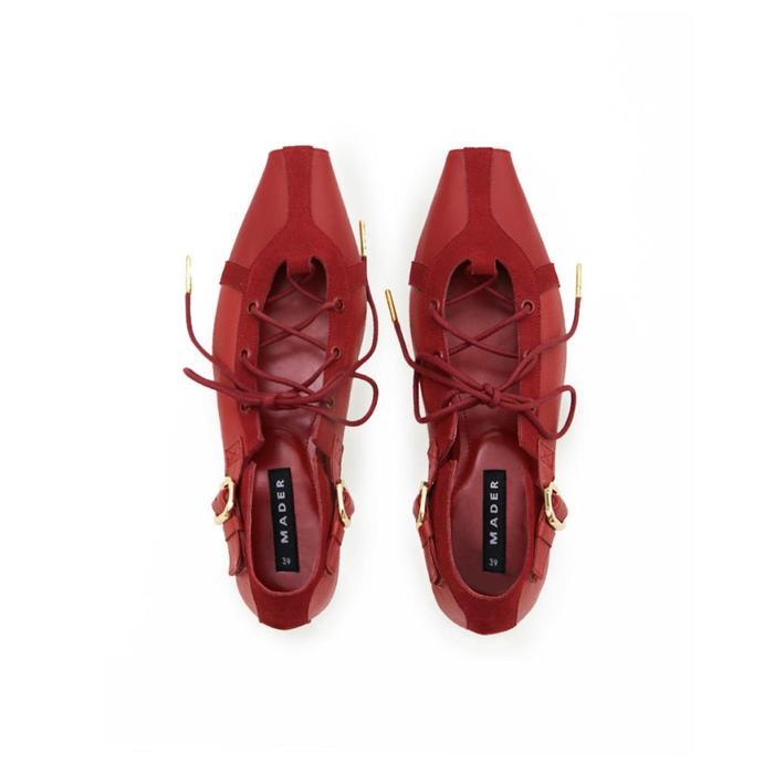 Mader - Corset Shoes - Red Terbaru