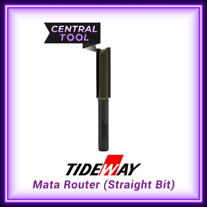 Mata Router Profil Kayu Tideway Straight Flush Trim Bit 8mm