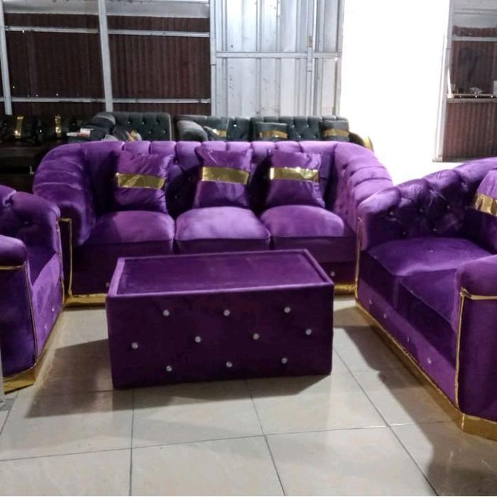 sofa tamu-sofa turky 321-sofa L turky-sofa stool - ungu tua 321