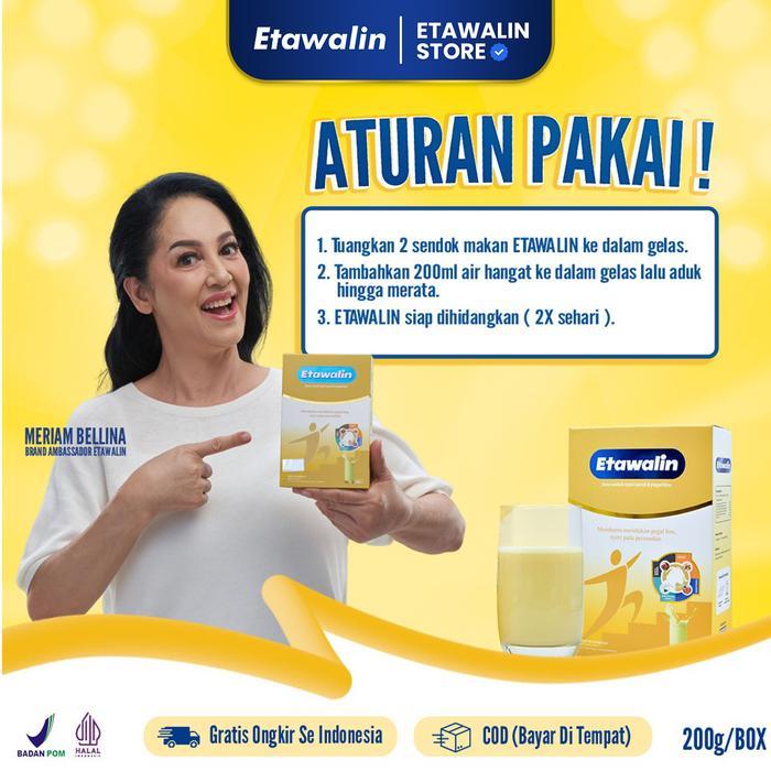 Susu Etawalin - Bantu Masalah Tulang & Sendi 200 Gram [Bpom] Bisa Cod [Minuman Berkhasiat Yang