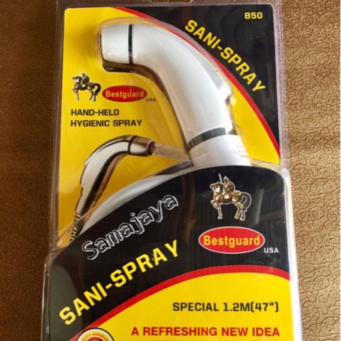 SHOWER TOILET PVC BESTGUARD . SHOWER TOILET JET SHOWER PUTIH