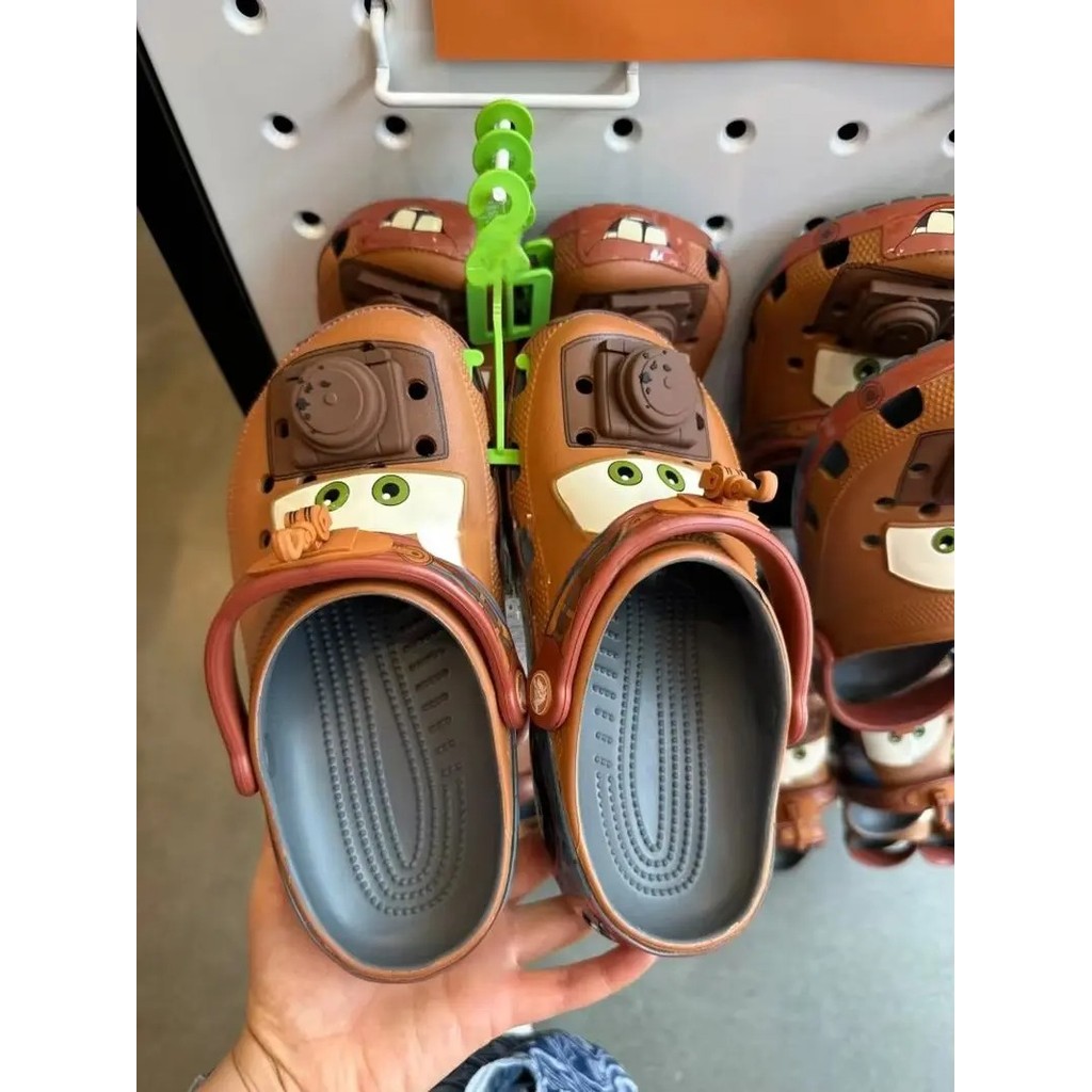 Cartoon Disney Mater Slippers Cars Shoes Outdoor Sandals Cute Figurine Anime Characters Desk