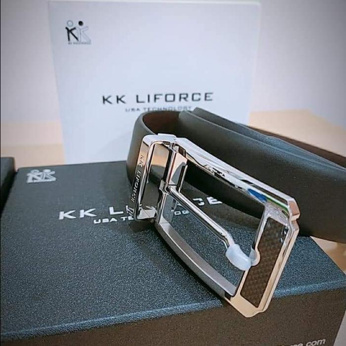 Sabuk Kesehatan Pria KK Belt 125 cm Kulit Sapi (2 Sisi Hitam & Coklat)