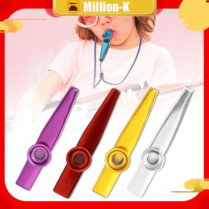 Kazoo Metal Terompet Flute Kazu Alat Musik Tiup