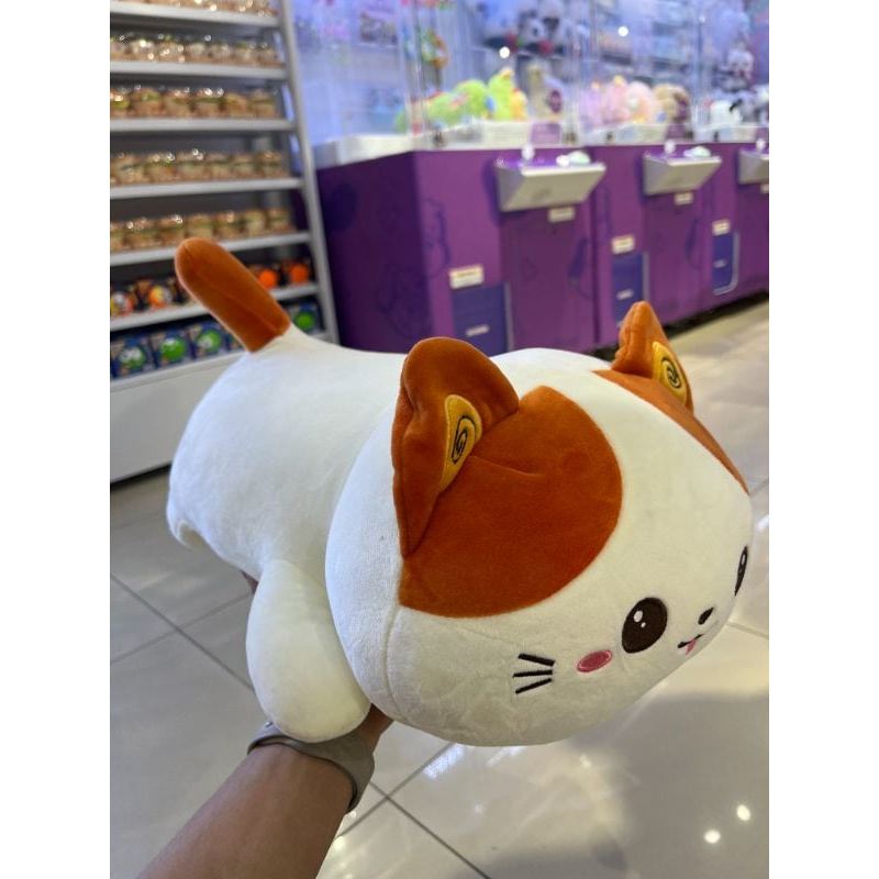 Boneka plush kucing kuning-45CM