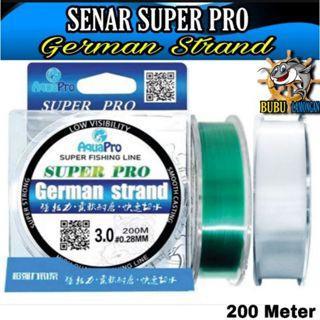 Senar Pancing German Strand Super Pro 200m 0.30-0..50