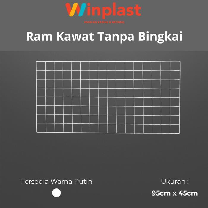 Ram Kawat / Ram Dinding / Ram Display Aksesoris Tanpa Bingkai